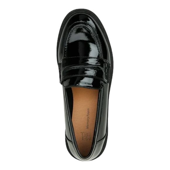 Time and Tru Women's Size 9 Loafers Parents Black Slip on Comfortable Shoes  NWT - Picture 13 of 16